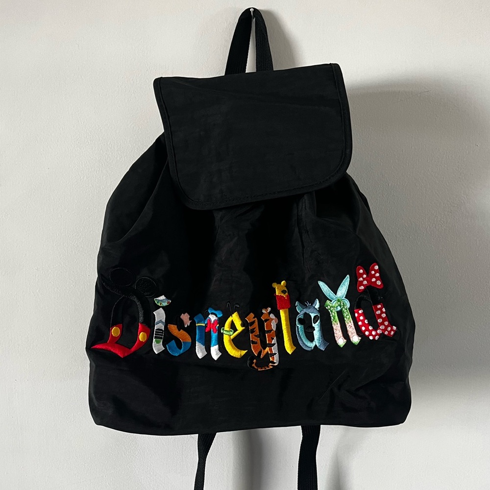 Disneyland Black Backpack
